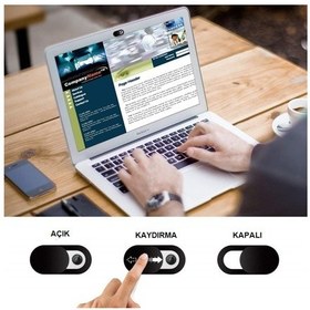 Resim Kriko Webcam Cover Notebook Ve Telefon Kamera Kapatıcı Koruyucu 