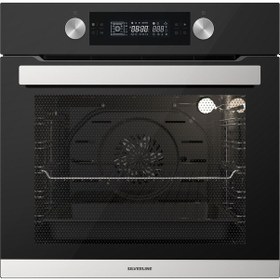 Resim Silverline BO6505B01 - CS5429B01 - 3420 Classy 60 Siyah Cam Ankastre Set 