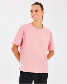 Resim Skechers W Loose Fit Graphic Tee T-shirt Kadın Pearl Blush Tshirt S2510134-609 