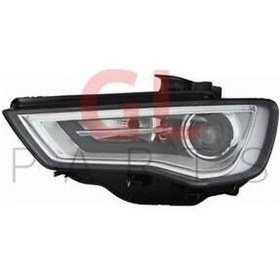 Resim Audi A3 Ön Far Elektrikli Motorlu Nikelaj Ledlı Xenon Tip Sol 2013-2016 Oem No: 8v0941043 
