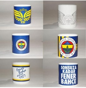 Resim Mgm Porselen Lisanslı Taraftar Kupa Bardak Fenerbahçe 