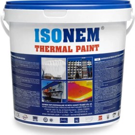 Resim İsonem Thermal Paint İç ve Dış Cephe Isı Yalıtım Boyası 18 L 