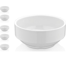 Resim Moll Melamin Çorba Kasesi 6 Parça 12Cm 