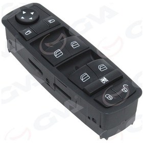 Resim Gva 8099028 Cam Acma Salterı On Sol Sıyah Mercedes W169 W245 A16982066109116 