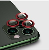 Resim iPhone 12 Pro Uyumlu CL-01 Kamera Lens Koruyucu-Kırmızı Kırmızı 