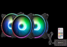 Resim Gamepower Air Turbine 3In1 A Rgb Fan Set Kit 3X120Mm Kasa Fanı 
