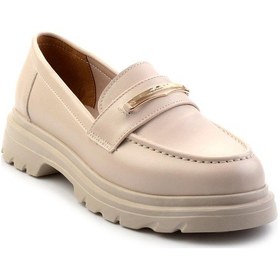 Resim Bej Kadın Loafer Ayakkabı K01997010709 Bej 