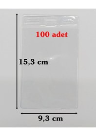 Resim Yaka Kartı Poşeti 15.3X9.3 Cm 100 Adet 