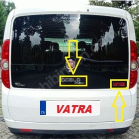 Resim Doblo Panorama 1.6 Multijet Safeline 2010-2017 Doblo Ve Safeline Krom Bagaj Yazı 