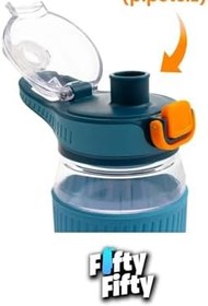 Resim 550 ML Rahat İçim (Pipetsiz) Taşıma Kulplu Çocuk Su Matarası -VGN3001ML550 (Gri) 