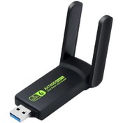 Resim Microcase Dual Band AX1800 Wifi 6 3.0 Kablosuz USB Wifi Adaptörü AL4124 