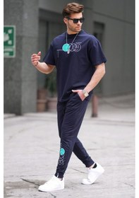 Resim Madmext Lacivert Kısa Kollu Eşofman Takımı 5935-lacivert Lacivert 