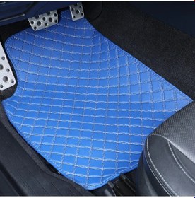 Resim Lumaworld 5 Adet/set Yüksek Kaliteli Citroen C3-xr 2015-2021 İçin Siyah Siyah Grid Line Universal Oto Paspasları 