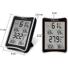 Resim Loyka ELITE-100 Max Mın Ortam Sıcaklık ve Nem Ölçer 