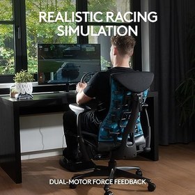 Resim Logitech G29, G920 Direksiyon Setine Simülatör Yarış Koltuğu 