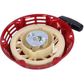 Resim Jeemson 168f Ve Gx160 Jeneratörleri İçin Hızlı Yeniden Sarma, Sabit Çalışma Alüminyum Alyazı Çekme Başlatıcı 