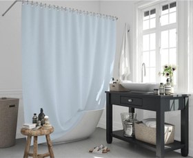 Resim Banyo Perdesi - Tek Kanat Duş Perdesi, Polyester Kumaş Duşakabin Perdesi 180x200 Cm Küvet Perdesi Tropik Home