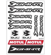 Resim Gogo Bajaj Dominar A4 Sticker Set 