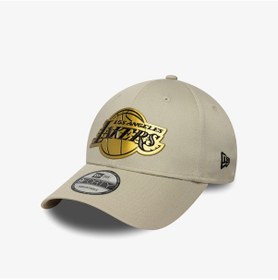 Resim New Era Metallic 9forty Loslak Unisex Bej Şapka 60771848 Bej 