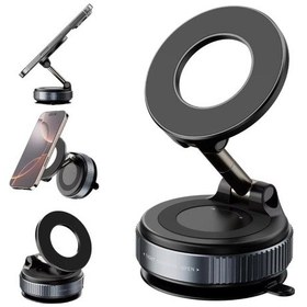 Resim Pratikoba Manyetik Vakumlu Araç İçi Telefon Tutucu - 360 Derece Dönebilen Ayaklı 