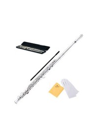 Resim Jinbao Jbfl-6237S Gümüş Yan Flüt 