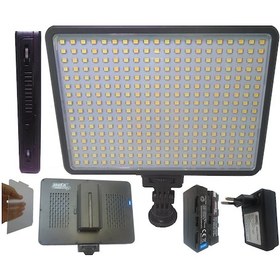 Resim Turuncu Beyaz 320 Ledli Kamera Tepe Lambası Led-320 Kamera Işığı 