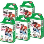 Resim Fujifilm Instax Mini 7-8-9-25 Için Film 50 Adet 
