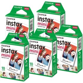Resim Fujifilm Instax Mini 7-8-9-25 Için Film 50 Adet 