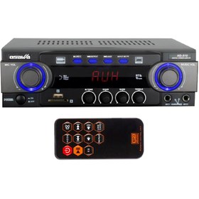 Resim OSAWA Hd-510 2x50 Watt 220v/12v Giriş Usb-sd -bt-uk Trafosuz 2 Mik. Girişli Stereo Anfi 