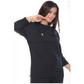 Resim Lady Majestic Cotton 1. Kalite Büyük Beden Özel Tasarım Eşofman Takımı Lacivert 