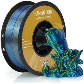 Resim Kingroon Tripple Color Filament - Üç Renk Kırmızı Mavi Sarı - 1.75 - 1 KG 