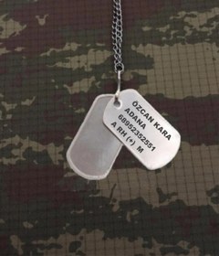 Resim Outdoor One Asker Künyesi Lazer Kazıma 0001 