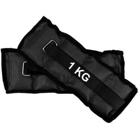 Resim 1 Kg X 2 Adet El Ayak Ağırlığı Seti Kum Torbası Kas Bilek Güçlendirici Ağırlık 1 Çift Siyah 