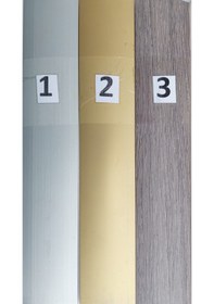 Resim 3 Adet Alüminyum Parke Kapı Eşik Profili: 378640018 