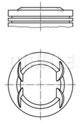 Resim Genel Markalar Motor Piston Segman Bravo-coupe-marea 2.0 20v 95-98 82.40mm 