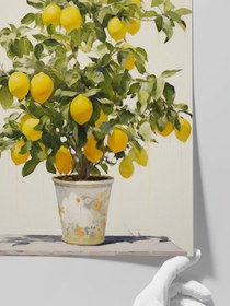 Resim Saksıda Limon Ağacı - Art Print - 50x70 cm 