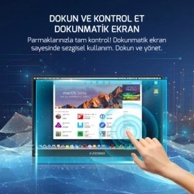 Resim Ezcool Lite E15T 15.6 Inç 60Hz 4 Ms Fhd Portable 1920 x 1080 LCD Monitör 