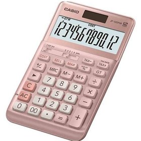 Resim Casio JF-120FM-PK Pembe 12 Hane Masa Üstü Hesap Makinesi 