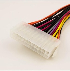 Resim 24 Pin Kasaiçi Atx Power Uzatıcı Kablo - Atx Power Supply Uzatma 