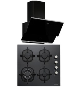 Resim Silverline CS5429B01 - 3490 Oslo Siyah Ankastre Set 