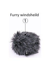 Resim BOYA By-mm1 Için Rüzgar Engelleyici Mikrofon Tüyü 