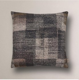 Resim Padova Jakarlı Kırlent Kılıfı Siyah 