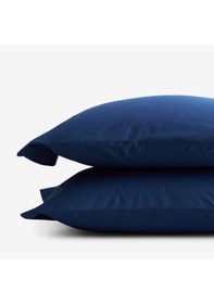 Resim Prime Sleeks %100 Pamuk Yastık Kılıfı 2 Adet - Lacivert - 50x70cm Lacivert 