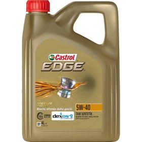 Resim Castrol Edge 5W-40 4 Litre Tam Sentetik Motor Yağı ( Üretim Yılı: 2025 ) 