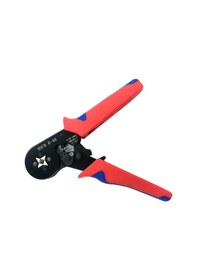 Resim Youtek 0.25-10mm² Kablo Uçları İçin Ratchetlu Pres Aleti - Dürtü Tipi Ve Boru Tipi Terminal Presi, Enerji Tasarruflu Ve Güvenli Kilitli Kırmızı 