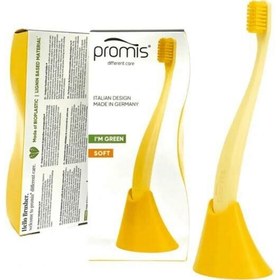 Resim Promis Biplastic Sarı Single Diş Fırçası 6750 - Soft - Tutucu Hediyeli 