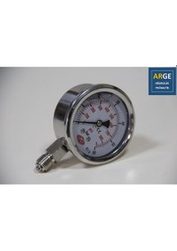 Resim Simga Çap 63 0-60 Bar 1.6 Skl Gliserinli ALTtan Manometre 