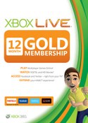 Resim XBOX 360 Live 12 Ay Gold Üyelik Kartı 