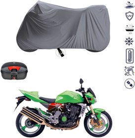 Resim Kawasaki Z 1000 ÇANTALI MOTOSİKLET BRANDA SU GEÇİRMEZ TOPCASE UYUMLU MOTOR BRANDA 
