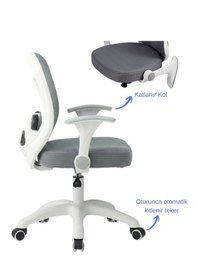 Resim Drift Bono Çocuk Çalışma Sandalyesi Gri 